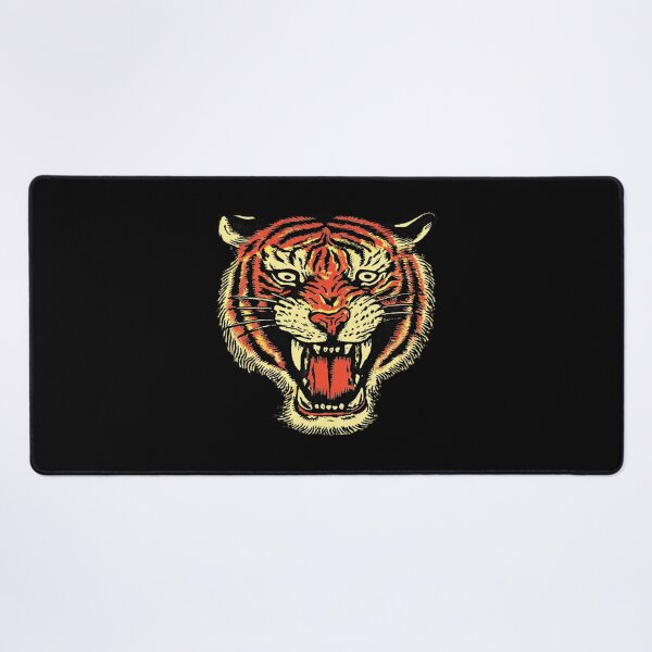 Item preview, American Traditional Tattoo Tiger Head Design designed and sold by trajeado14.