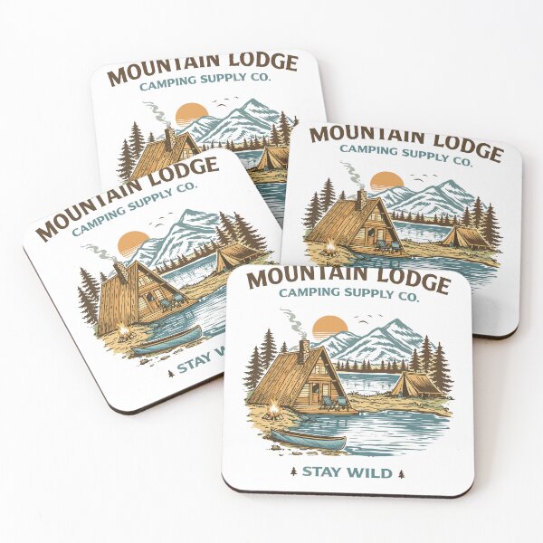 Item preview, Mountain Lodge Camping T-Shirt designed and sold by Matinez Pink.