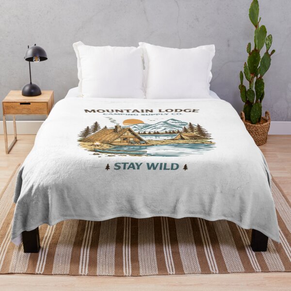 Item preview, Mountain Lodge Camping T-Shirt designed and sold by Matinez Pink.