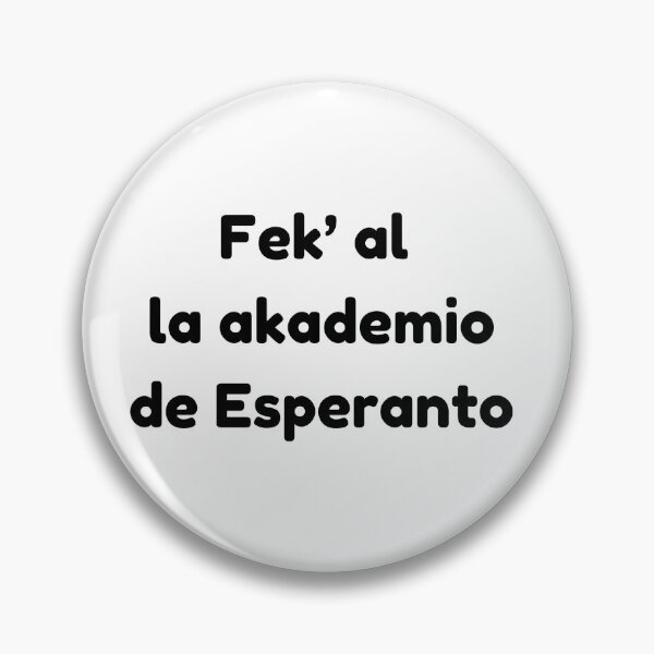 Item preview, Fek' al la akademio de Esperanto designed and sold by LuluTestudo1.