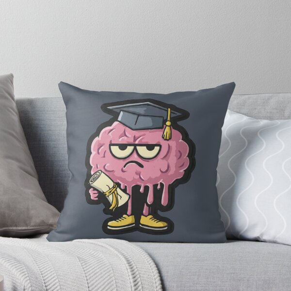 Item preview, Tired Brain Graduation Cap Melting Diploma Funny Design designed and sold by BooDesignStudio.