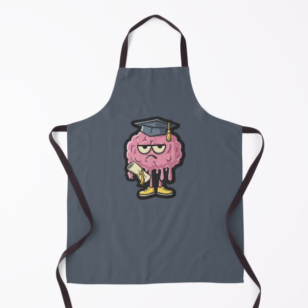 Item preview, Tired Brain Graduation Cap Melting Diploma Funny Design designed and sold by BooDesignStudio.