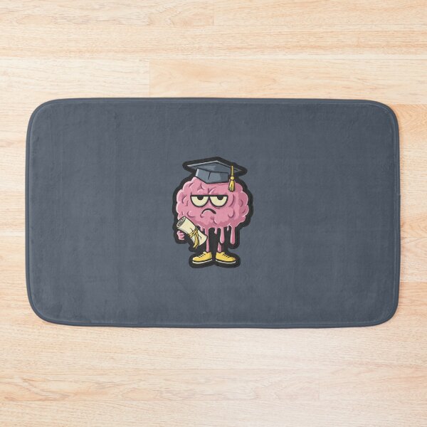 Item preview, Tired Brain Graduation Cap Melting Diploma Funny Design designed and sold by BooDesignStudio.