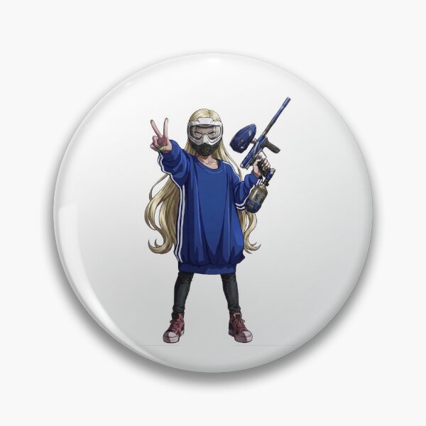 Item preview, Gopnick paintball girl in blue  designed and sold by PaintballCrew.
