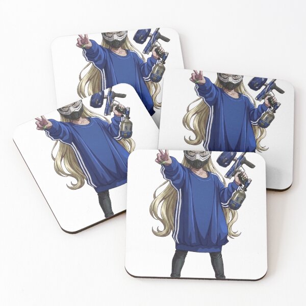 Item preview, Gopnick paintball girl in blue  designed and sold by PaintballCrew.