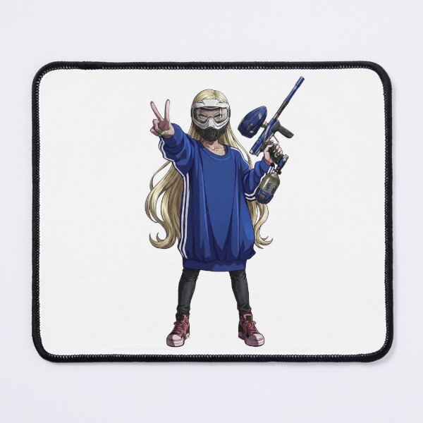 Item preview, Gopnick paintball girl in blue designed and sold by PaintballCrew.