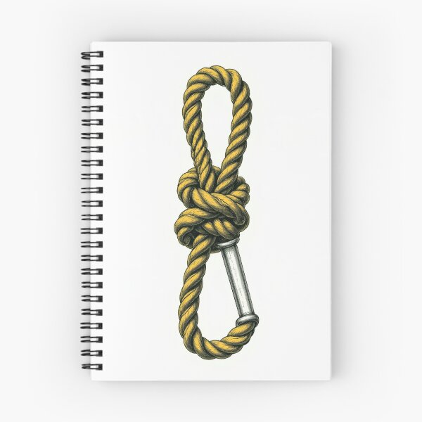 Item preview, Vintage climbing rope and carabiner designed and sold by Colorlessandco.