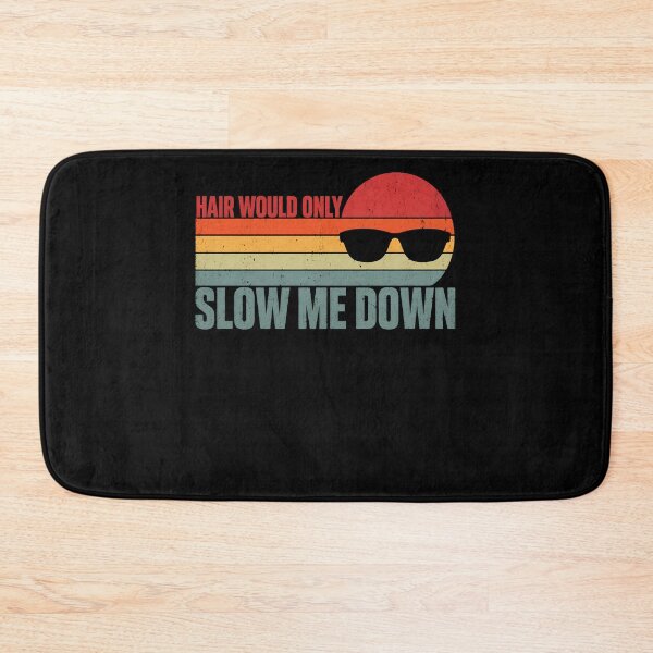 Item preview, Bald Father's Day Gift, Hair Would Only Slow Me Down T-shirt, Funny Bald Man, Fathers Day Gift for Bald Men  designed and sold by THREE LITTLE BEANS.