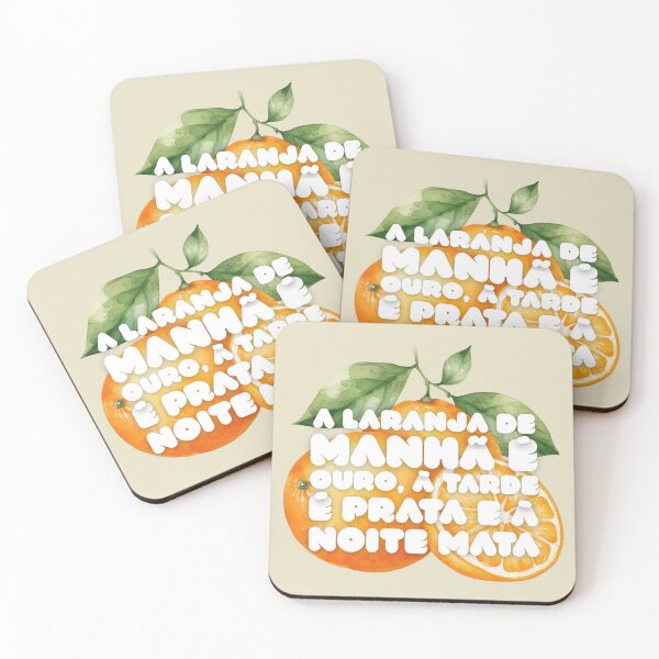 Item preview, An Orange in the Morning Is Gold, at Night It Kills (Portuguese Version) designed and sold by DILMIK..