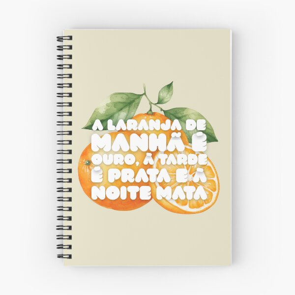 Item preview, An Orange in the Morning Is Gold, at Night It Kills (Portuguese Version) designed and sold by DILMIK..