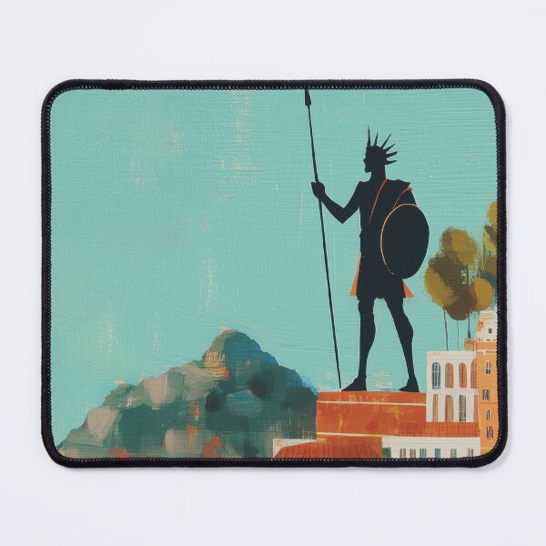 Item preview, Colossus Of Rhodes Ancient Wonder Wall Art designed and sold by MarkedArtPrints.