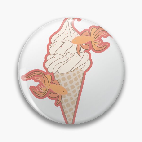 Item preview, Koi fish ice cream art designed and sold by Morningroseshop.