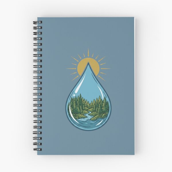 Item preview, Nature in a Waterdrop Vintage Landscape designed and sold by VintryOff.