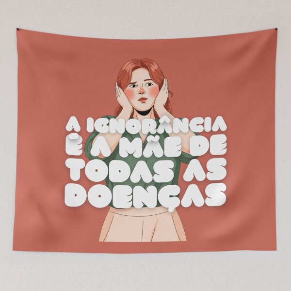 Item preview, Ignorance Is the Mother of All Diseases (Portuguese Version) designed and sold by DILMIK..