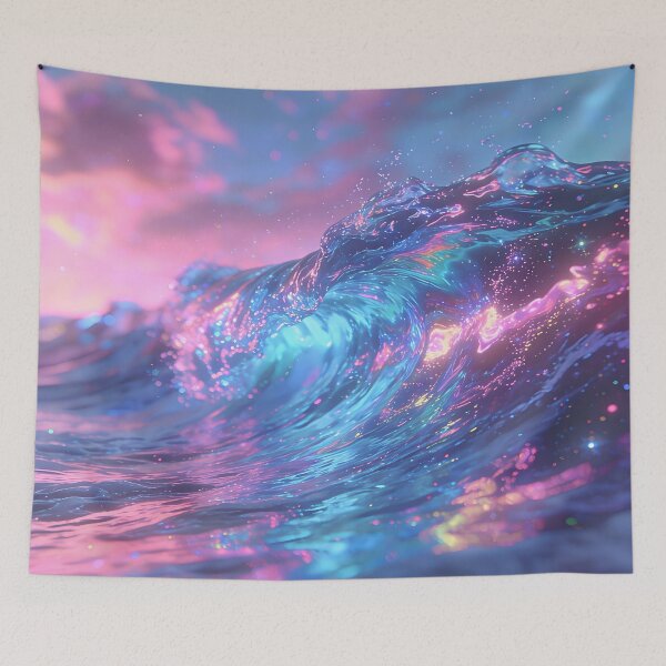 Artikelvorschau, Goa Ocean Vision – Cosmic Neon Waves entworfen und verkauft von RH Design Lab.