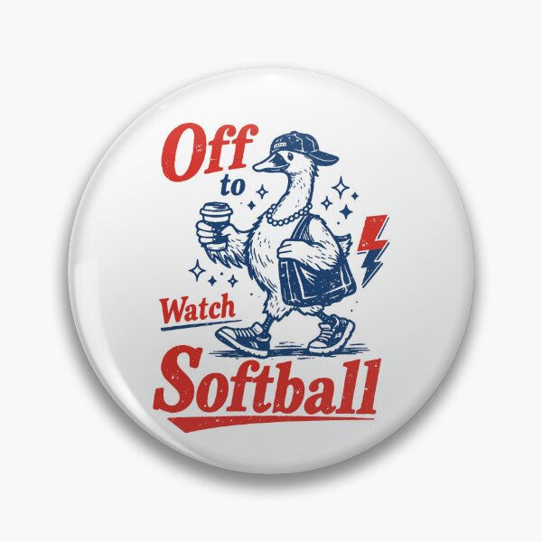 Item preview, Off to Watch Softball designed and sold by Flower-wine-.