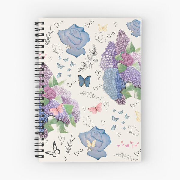 Item preview, Lillà e Farfalle – Collage Botanico a Pastelli designed and sold by su74lab.