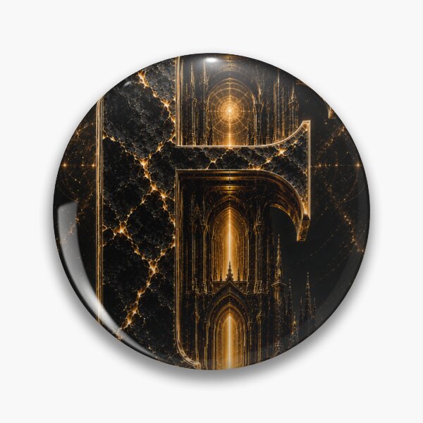 Item preview, Letter F Wall Art Black Gold Initial Monogram Poster designed and sold by LiaDreamz.