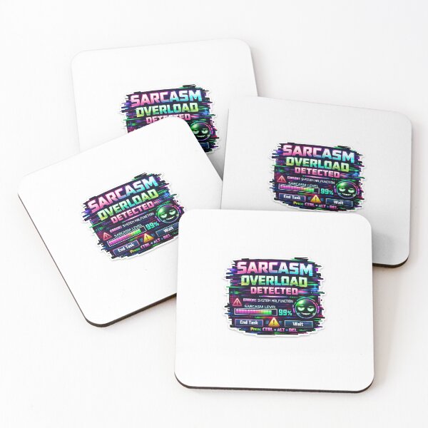 Item preview, Sarcasm overload detected designed and sold by Arcobalia.