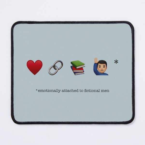 Item preview, Emotionally attached to fictional men designed and sold by ellealsopaints.