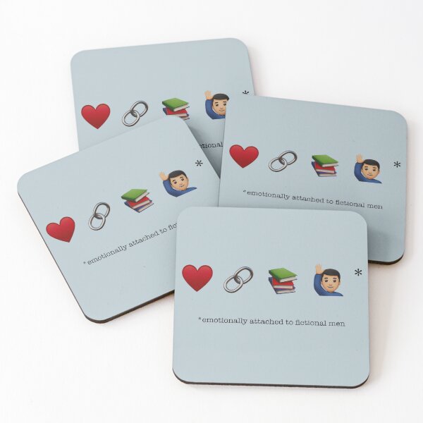 Item preview, Emotionally attached to fictional men designed and sold by ellealsopaints.
