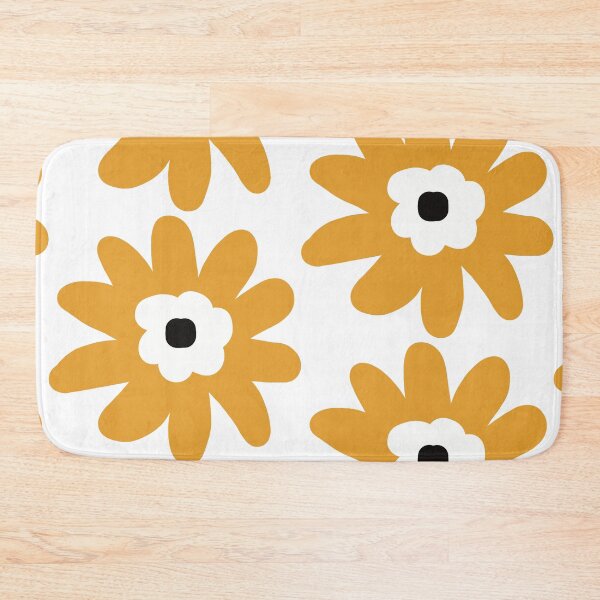 Item preview, Bold Nordic Orange Flower Motif designed and sold by Ailiida.