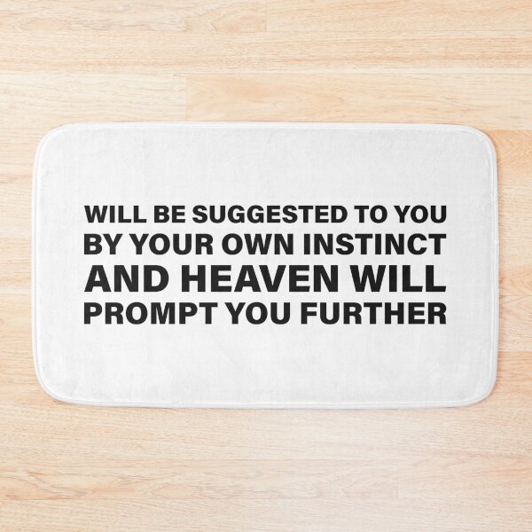 Item preview, Your Own Instinct and Heaven Will Prompt You — The Odyssey Quote (White Version) designed and sold by LiteraryRelics.