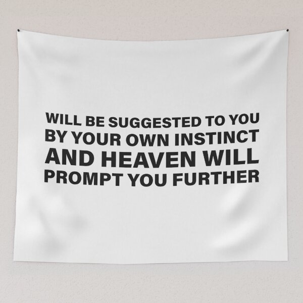 Item preview, Your Own Instinct and Heaven Will Prompt You — The Odyssey Quote (White Version) designed and sold by LiteraryRelics.