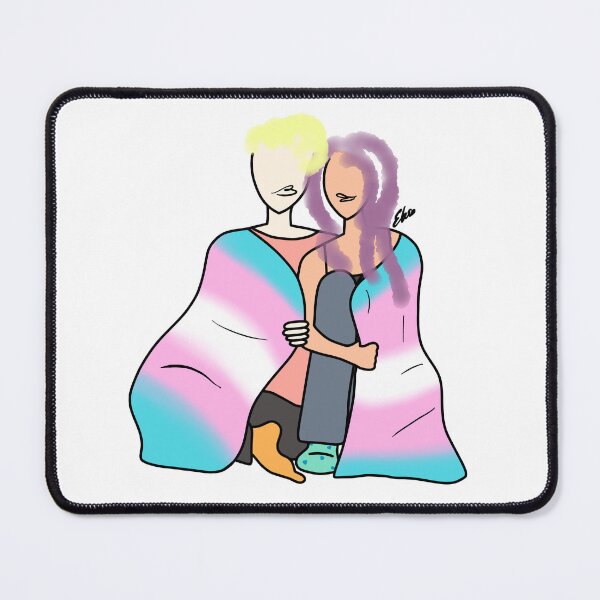 Item preview, Trans Flag Couple designed and sold by Elliebellie33.