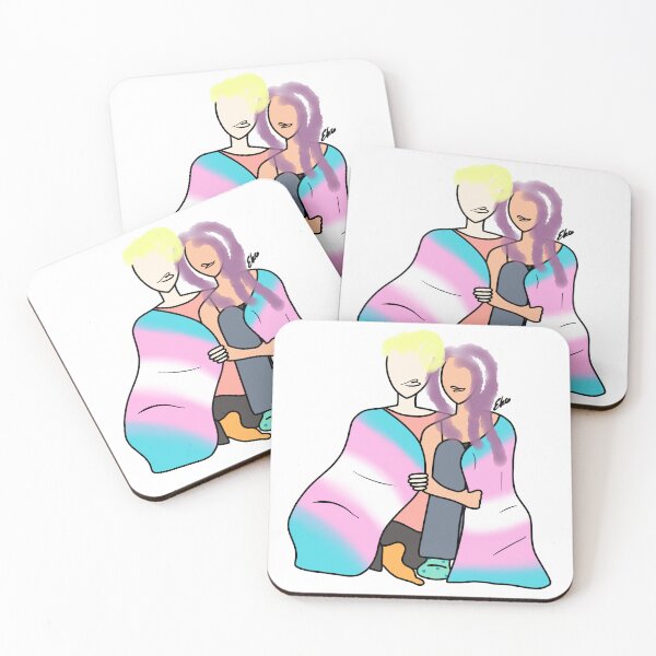 Item preview, Trans Flag Couple designed and sold by Elliebellie33.