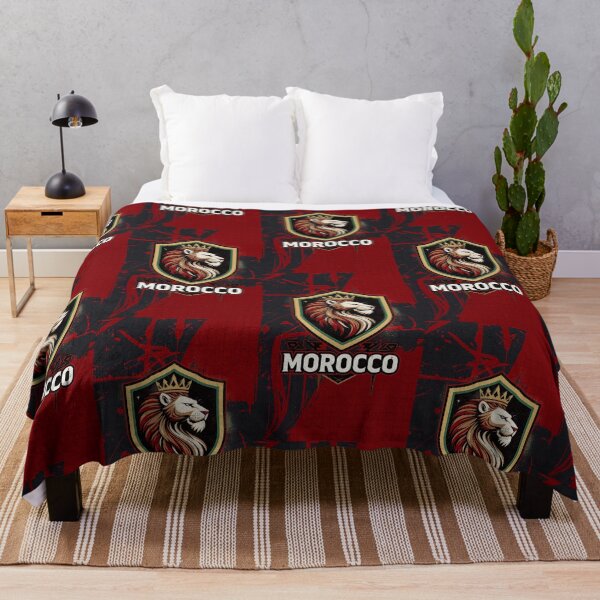 Item preview, Morocco Royal Lion Shield T-Shirt designed and sold by djovan.