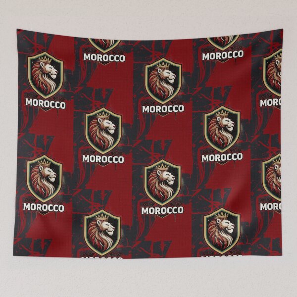 Item preview, Morocco Royal Lion Shield T-Shirt designed and sold by djovan.