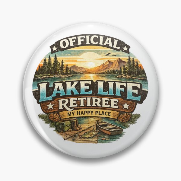 Item preview, Official Lake Life Retiree T-Shirt Funny Retirement designed and sold by CozyRetirementGifts.