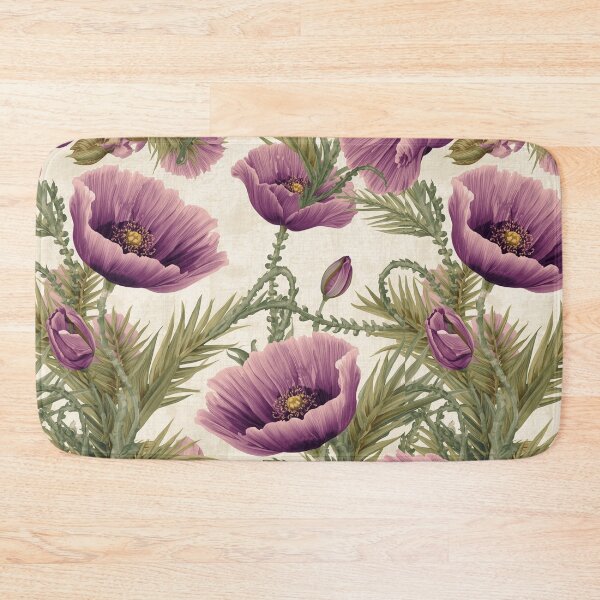 Item preview, Exquisite Purple Poppies flower  | Tropical Flower designed and sold by Desolaa_Arts.