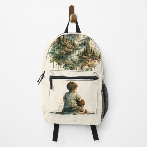 Item preview, Mountain Dad – Father and Son Nature Art Father’s Day designed and sold by LuminShadowArt.