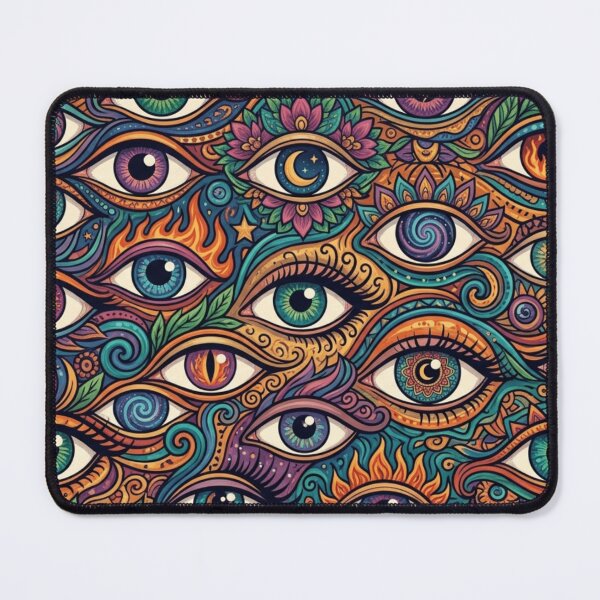 Item preview, Psychedelic Eye Pattern Art designed and sold by Imaginarium of Chaos falcon88 .