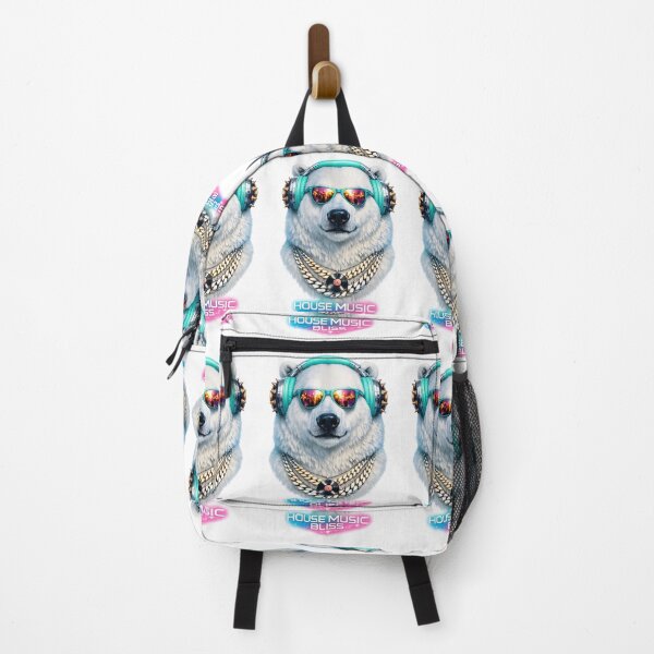 Item preview, House Music Bliss Cool Polar Bear DJ designed and sold by ZenRave Designs.