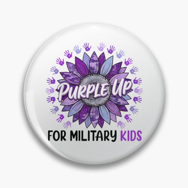 Item preview, Purple Up For Military Kids designed and sold by Flower-wine-.