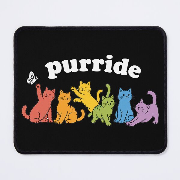 Item preview, Purride Cat Pride Ally LGBT Rainbow 2 designed and sold by NicowrmSArt.