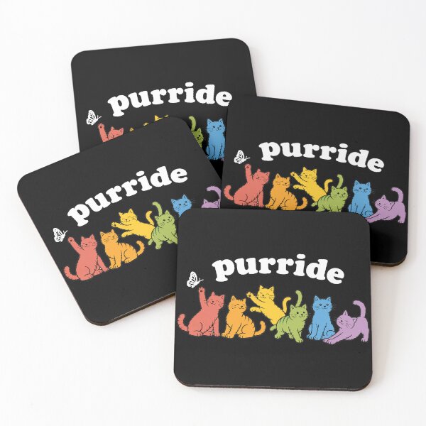 Item preview, Purride Cat Pride Ally LGBT Rainbow 2 designed and sold by NicowrmSArt.