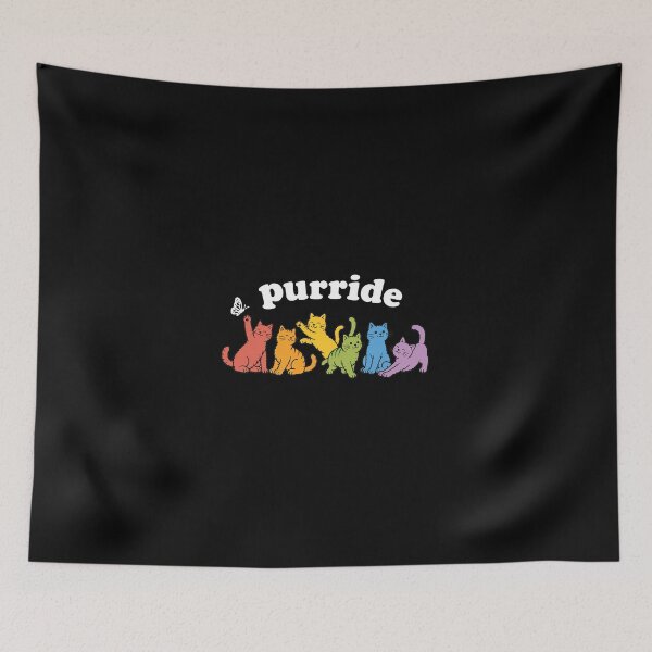 Item preview, Purride Cat Pride Ally LGBT Rainbow 2 designed and sold by NicowrmSArt.
