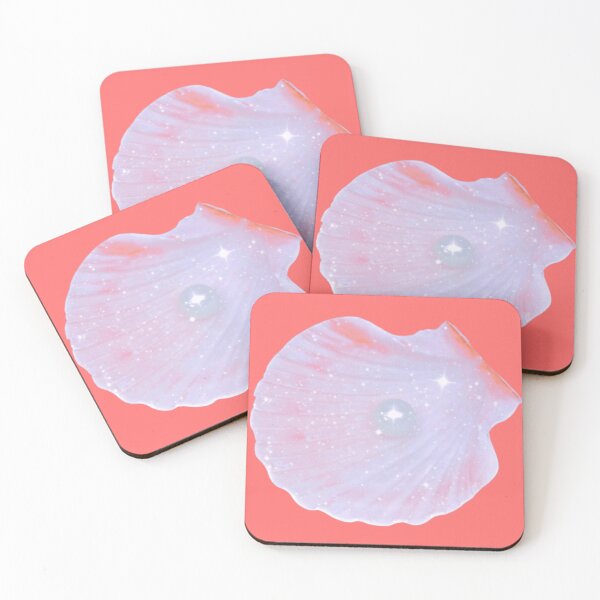 Item preview, Pastel Seashell Dream | Soft Girl Aesthetic Ocean Glow designed and sold by Rawafi Art Studio.
