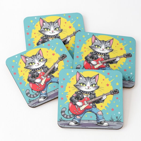 Item preview, Punk cat designed and sold by ZeusGallery.