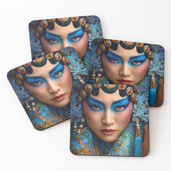 Item preview, Elegant Chinese Opera Makeup and Traditional Attire designed and sold by Artessie.