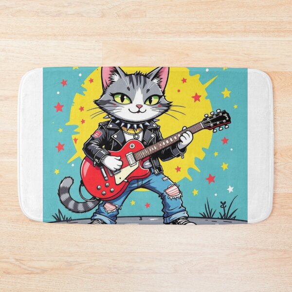 Item preview, Punk cat designed and sold by ZeusGallery.