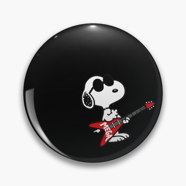 Item preview, Snoopy Mega Rock Guitarist Musician designed and sold by LysiTHWIP.