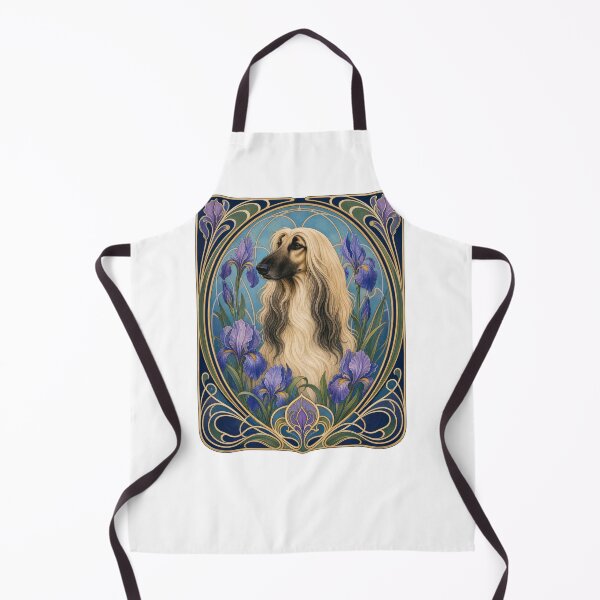 Artikelvorschau, Afghanischer Windhund, Jugendstil, Blumenmuster, Hundemama, Hundepapa entworfen und verkauft von AntiqueImages.