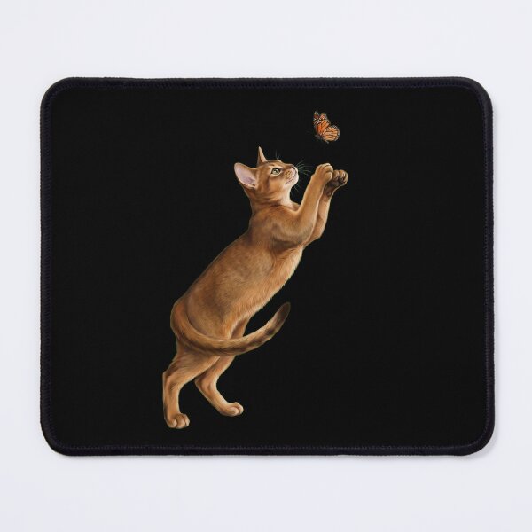 Item preview, Abyssinian Cat with Butterfly Kitten Mom Owner designed and sold by TerryConnells.