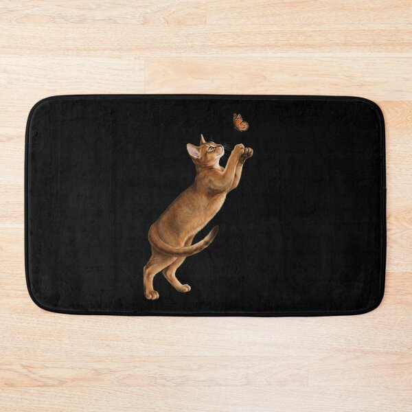 Item preview, Abyssinian Cat with Butterfly Kitten Mom Owner designed and sold by TerryConnells.