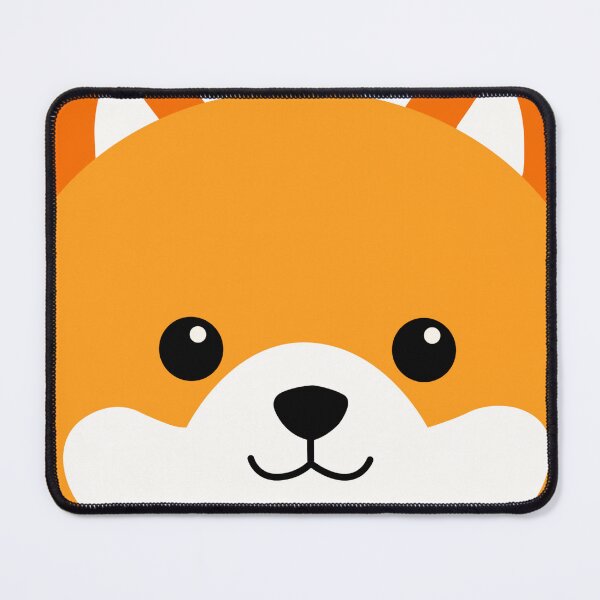 Item preview, Cute Kawaii Shiba Inu Face Sticker Transparent Background designed and sold by NadDot.